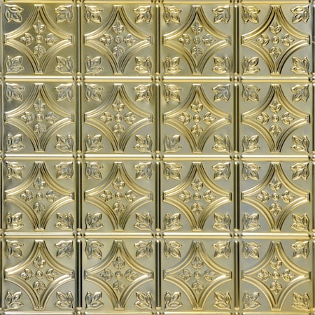 From Plain To Beautiful In Hours Tiny Tiptoe 2 ft. x 2 ft. Faux Tin Lay-in Ceiling Tile in Gold Nugget (48 sq. ft./case), 12PK SKPC209-gn-24x24-D-12